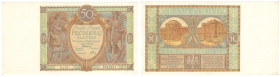 Polska, 50 złotych 1929, seria CU - kolekcja Lucow R0