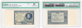 Polska, 5 złotych 1930, seria CU