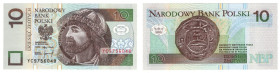 Polska, 10 złotych, 1994, seria YC - seria zastępcza