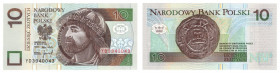 Polska, 10 złotych, 1994, Seria YD - seria zastępcza