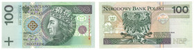 Polska, 100 złotych, 1994, Seria YK - seria zastępcza