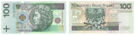 Polska, 100 złotych, 1994, Seria YM - seria zastępcza