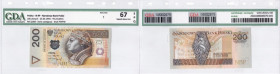 Polska, 200 złotych 1994, seria YB - zastępcza