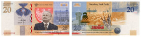 III RP, 20 złotych 2021, Lech Kaczyński