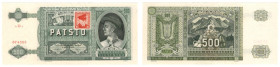 Słowacja, 500 Korun, 1941 SPECIMEN