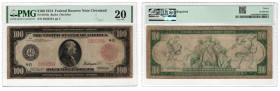 Stany Zjednoczone Ameryki, 100 Dolarów 1914, Red Seal, Cleveland 4-D - Burke & McAdoo - bardzo rzadki