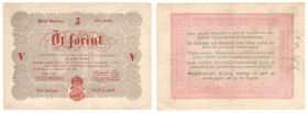 Węgry, 5 Forint 1848 - Powstanie Węgierskie - Wiosna Ludów