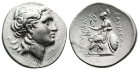 Macedon, kings. Lysimachos, 305-281 BC. AR Tetradrachm (31.7 mm, 16.60 g). Amphipolis mint, circa 288/7-282/1 BC. Diademed head of Alexander the Great...