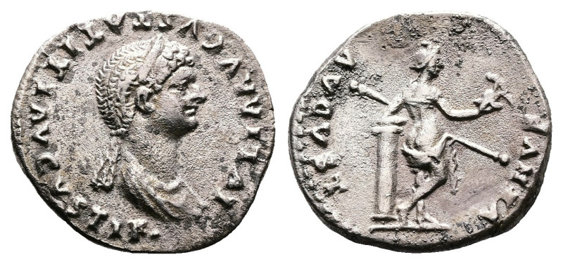 Julia Titi (daugther of Titus), AD 80-81. AR Denarius (18.8 mm, 2.90 g.). Rome m...