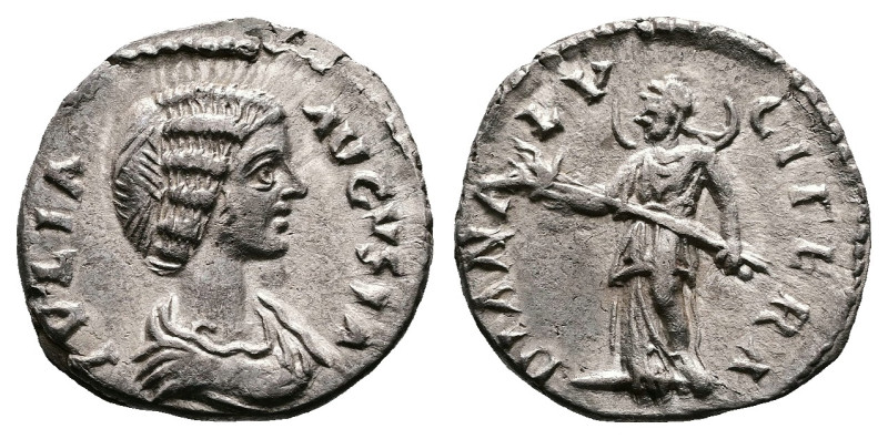 Julia Domna, AD 193-217. AR Denarius (18.4 mm, 2.90 g.). Laodicea ad Mare mint, ...