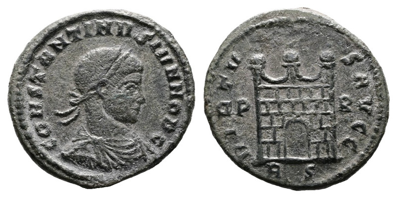 Constantine II as Caesar, 316-337. Bronze Follis. (19 mm, 3.07 g.). Rome. CONSTA...
