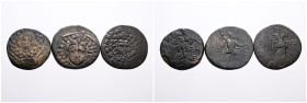 Greek, Pantos & Paphlagonia, Selection of Three Coins from the most important cities in the regeon- Amisos, Amastris, Sinope. About Good Very Fine. SO...