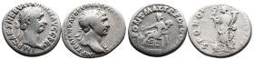 Roman Imperial, Selection of Two Silver Denarii of Trajan. Very Fine-. SOLD AS SEEN, NO RETURN!