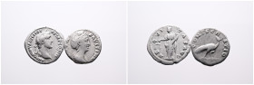 Roman Imperial, Selection of Two Silver Denarii of Antoninus Pius (1) and Faustina I (1). About very fine. SOLD AS SEEN, NO RETURN!
