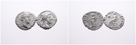 Roman Imperial, Selection of Two Silver Denarii of Commodus. About Very Fine. SOLD AS SEEN, NO RETURN!