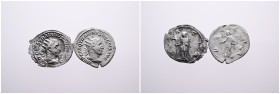 Roman Imperial, Selection of Two Silver Antoniniani of Trajan Decius. Very Fine. SOLD AS SEEN, NO RETURN!