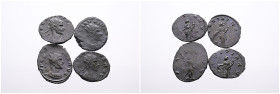 Roman Imperial, Selection of Four Billon Antoniniani of Claudius II Gothicus. Very Fine- Good Very Fine. SOLD AS SEEN, NO RETURN!