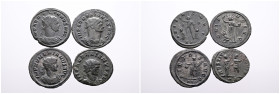 Roman Imperial, Selection of Four Bronze Antoniniani of Aurelian (3), Numerian (1). Very Fine- Good Very Fine. SOLD AS SEEN, NO RETURN!