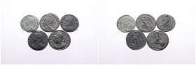 Roman Imperial, Selection of Five Bronze Commemorative Follis of Constantine I 'the Great'. Very Fine- Good Very Fine. SOLD AS SEEN, NO RETURN!