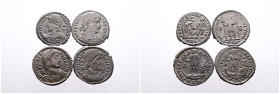 Roman Imperial, Selection of Four Bronze Centenionalis of Constantius II (2), Constans (1), Vetranio (1). Very Fine- Good Very Fine. SOLD AS SEEN, NO ...