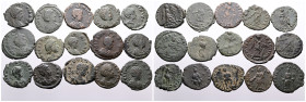 Roman Imperial Selection of Fifteen Bronze. Attractive Lot composed of different coins from Helena, Eudoxia & Eudocia. Fine- Very Fine. Rare. SOLD AS ...