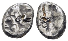 ACHAEMENID KINGS of PERSIA.Time of Xerxes II to Artaxerxes II.(Circa 420-350 BC). Sardes.Siglos.

Obv : Persian king or hero, wearing kidaris and ka...