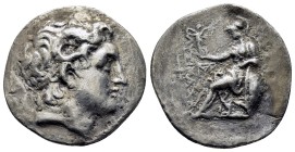 KINGS of THRACE. Lysimachos.(305-281 BC).Magnesia ad Maeandrum.Tetradrachm.

Obv : Head of the deified Alexander right, wearing horn of Ammon.
Rev ...