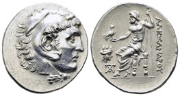KINGS OF MACEDON. Alexander III 'the Great', (336-323 BC). AR. Tetradrachm, struck either under Lysimachos or slightly later, Smyrna, circa 287-282 or...