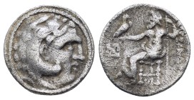 KINGS OF MACEDON. Alexander III 'the Great' (336-323 BC). Drachm.

Condition : Good very fine.
Weight : 3,64 gr
Diameter : 18,07 mm