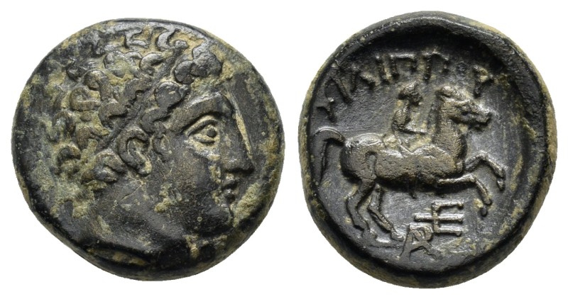 KINGS of MACEDON. Philip II.(359-336 BC).Uncertain mint in Macedon.Ae.

Obv : ...