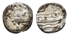 ASIA MINOR.Uncertain.(5th-4th Centuries BC).Obol.

Condition : Good very fine.
Weight : 0,52 gr
Diameter : 8,60 mm