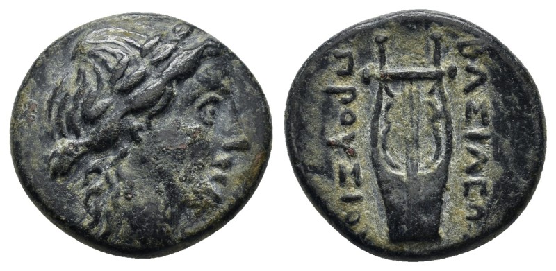 KINGS of BITHYNIA.Prusias I.(Circa 230-182 BC).Ae.

Obv : Laureate head of Apo...