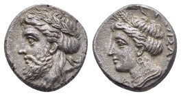 Paphlagonia. Sesamus. (c. 330-300 BC). Drachm

Obv: Laureate head of Zeus facing to left.
Rev: ΣΗΣΑΜΙΩΝ. Draped bust of Demeter facing to left, wea...