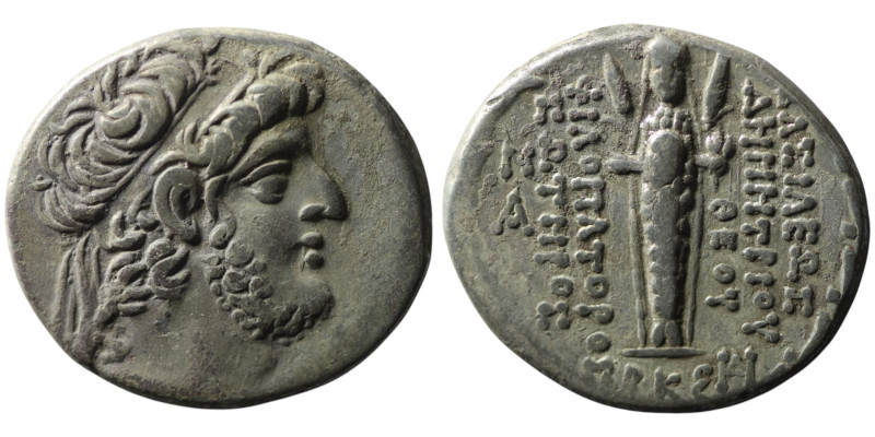 SELEUKID KINGS. Demetrios III Eukairos (97/6-88/7 BC). Damaskos, SE 222 = 91/0....