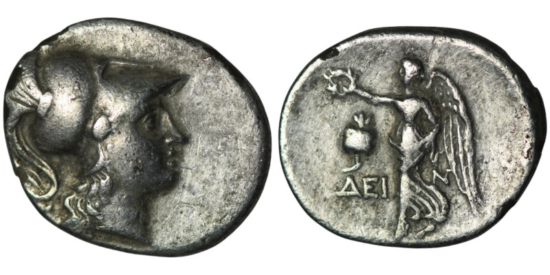 PAMPHYLIA. Side. (Circa 205-100 BC). Dein(o)..., magistrate
AR Drachm (20mm, 3,...