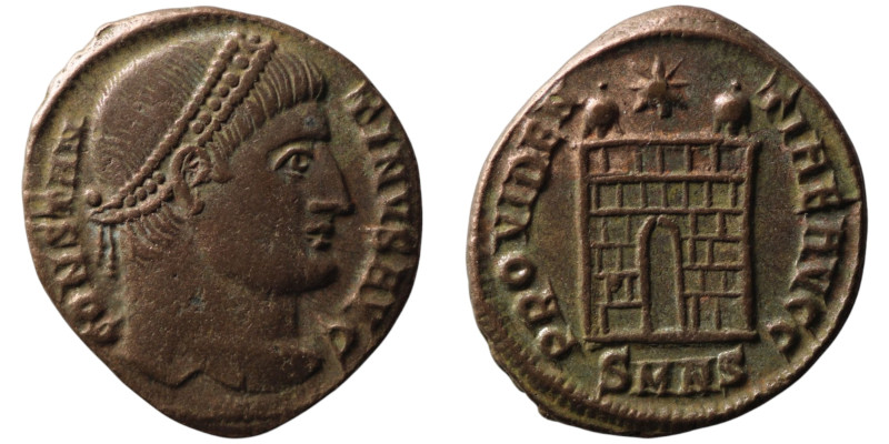Constantine I 'the Great' (AD 307/10-337). Nicomedia
AE Follis (19mm, 2,62g)