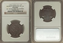 British India. Bombay Presidency Proof 1-1/2 Pice 1794 PR64 Brown NGC, KM195, Prid-126. Supreme technical quality for this very desirable early proof,...