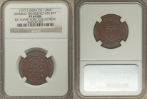 British India. Madras Presidency Proof 1/96 Rupee 1797 PR64 Brown NGC, KM397. A near-gem Proof example, toned to a visually alluring chestnut brown. E...