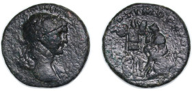 Rome Roman Empire 103 - 111 AE As - Trajan (S P Q R OPTIMO PRINCIPI S C; Dacia) Bronze Rome Mint 11.93g VF RIC II 561 OCRE ric.2.tr.561