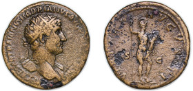 Rome Roman Empire 119 - 120 AE Dupondius - Hadrian (VIRTVTI AVGVSTIS C; Virtus) Orichalcum Rome Mint 12.96g VF RIC II.3 278 OCRE ric.2_3(2).hdn.278