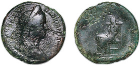 Rome Roman Empire 130 - 133 AE Sestertius - Sabina (PVDICITIA; Pudicitia) Orichalcum Rome Mint 26.16g VF RIC II.3 2531 OCRE ric.2_3(2).hdn.2531