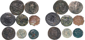 Rome Roman Empire 1st - 4th Centuries AE Coinage (8 Lots) Bronze VF