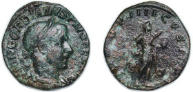 Rome Roman Empire 241 - 244 AE Sestertius - Gordian III (P M TR P IIII COS II P P S C) Bronze Rome Mint 15.38g VF RIC IV.3 306A OCRE ric.4.gor_iii.306...