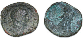 Rome Roman Empire 249 - 251 AE Sestertius - Trajan Decius (GEN ILLVRICI S C; Genius) Bronze Rome Mint 20.65g VF RIC IV.3 116A OCRE ric.4.tr_d.116A