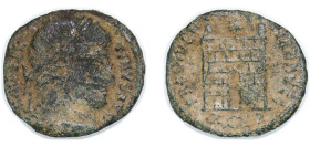 Rome Roman Empire 326 - 326 R P AE Nummus - Constantinus I (PROVIDENTIAE AVGG) Bronze Rome Mint 2.61g VF RIC VII 287 OCRE ric.7.rom.287