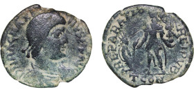 Rome Roman Empire 388 AE Nummus - Magnus Maximus (REPARATIO REIPVB) Bronze Arelate Mint 3.95g VF RIC IX 26a OCRE ric.9.ar.26A