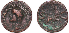 Rome Roman Empire 39 - 40 AE As - Caligula (VESTA S C; Vesta) Bronze Rome Mint 12g VF RIC I 47 OCRE ric.1(2).gai.47