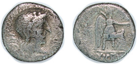 Rome Roman Republic (ancient) 47 BC - 46 BC AR Quinarius (Porcia: Cato Uticensis; M CATO PRO PR / VICTRIX) Silver (.950) 1.62g VF RRC 462/2 CRR 1054 R...