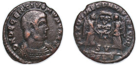 Rome Usurpations of Western provinces 351 - 353 RSLG AE Maiorina - Decentius as Caesar (VICTORIAE DD NN AVG ET CAE) Bronze Lugdunum Mint 4.55g VF RIC ...