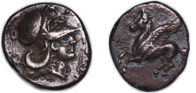 Greece (ancient) Akarnania 4th - 3rd Centuries BC AR Stater Silver 7.87g VF